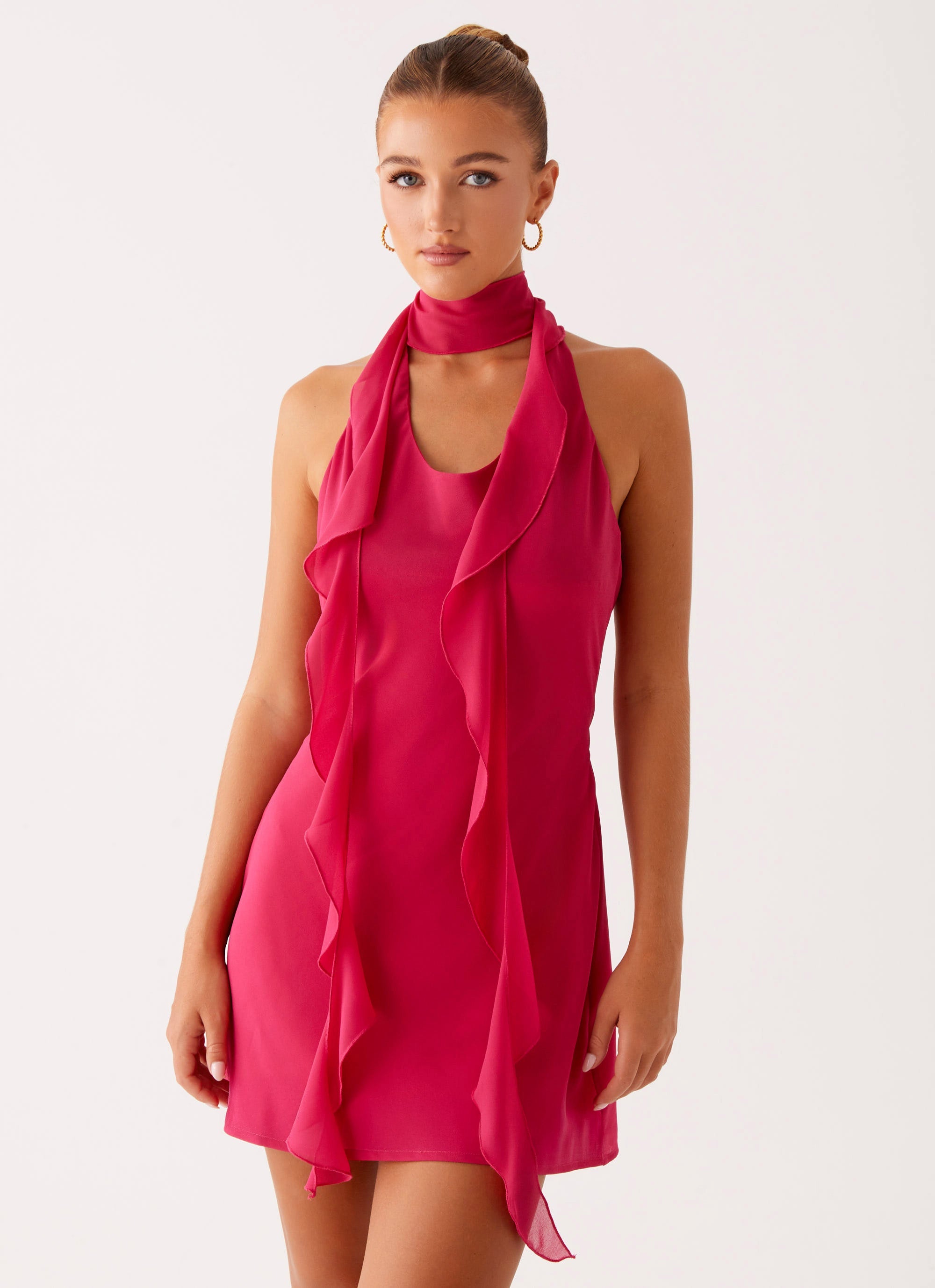 Tanner Mini Dress - Fuchsia