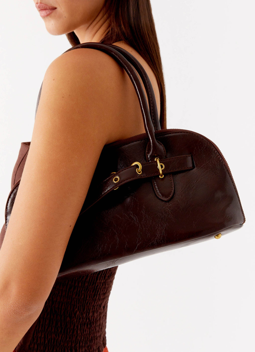 Agency Shoulder Bag - Chocolate