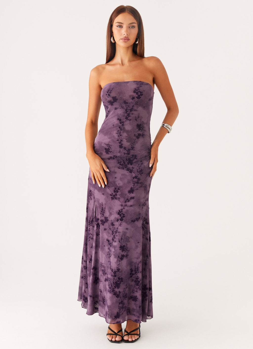 Alexandrite Midi Dress - Purple