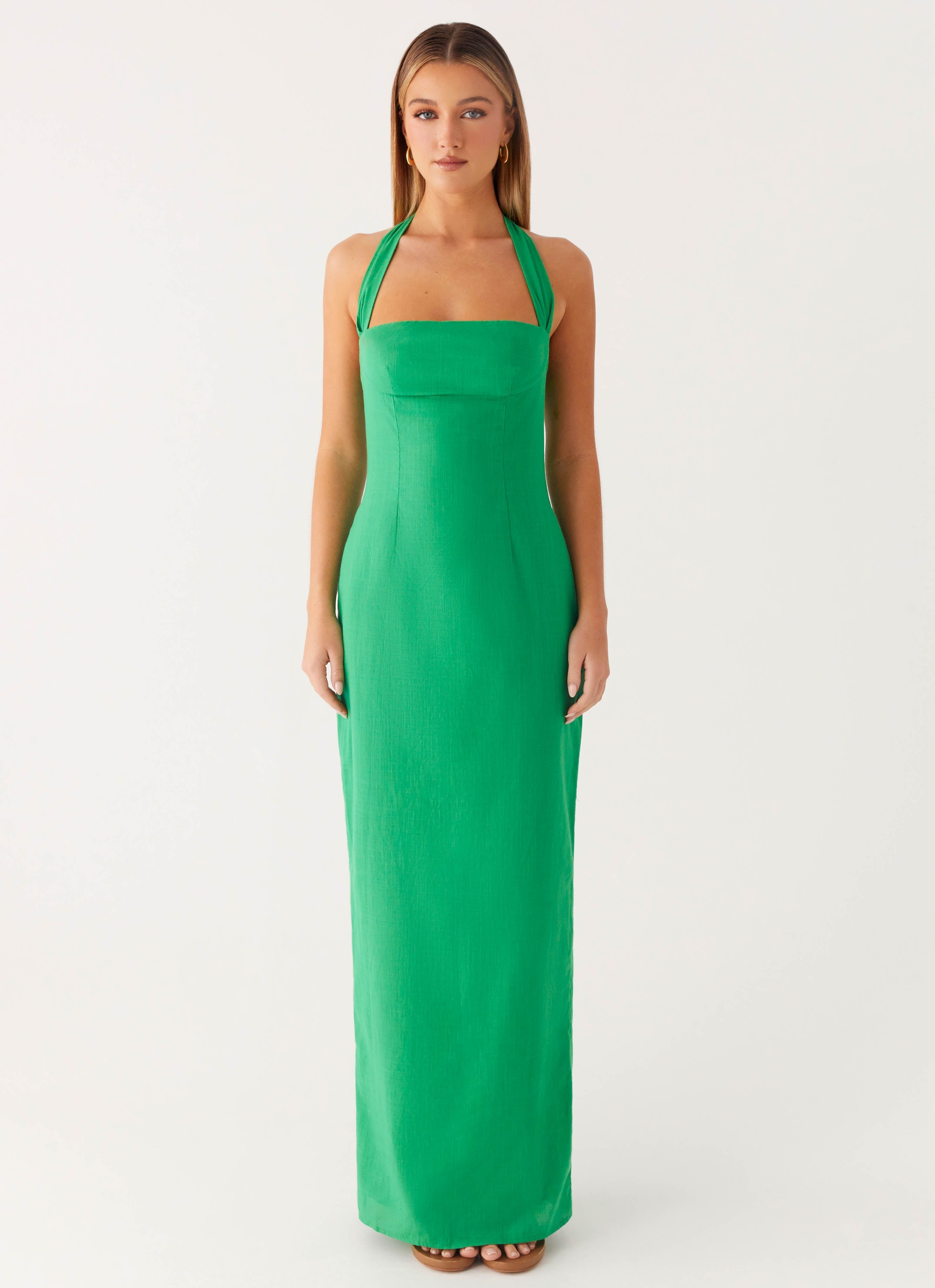 Allyse Cotton Maxi Dress - Cactus